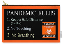 Load image into Gallery viewer, Pandemic Rules 3 - Carry-All Pouch