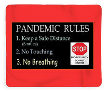 Load image into Gallery viewer, Pandemic Rules 4 - Blanket