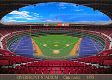 Load image into Gallery viewer, Riverfront Stadium 1975 - Puzzle