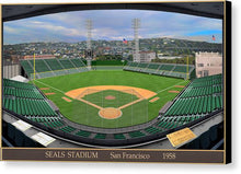 Load image into Gallery viewer, Seals Stadium 1958 - Canvas Print