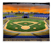 Load image into Gallery viewer, Sicks Stadium 1969 - Blanket