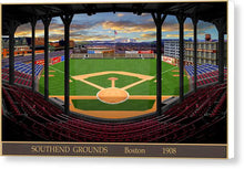 Load image into Gallery viewer, South End Grounds 1908 - Canvas Print