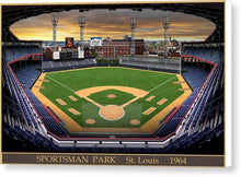 Load image into Gallery viewer, Sportsman Park 1964 - Canvas Print