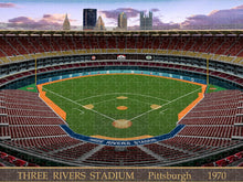 Load image into Gallery viewer, Three Rivers Stadium 1970 - Puzzle