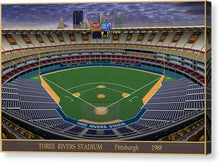 Load image into Gallery viewer, Three Rivers Stadium 1988 - Canvas Print