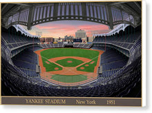 Load image into Gallery viewer, Yankee Stadium 1951 - Canvas Print