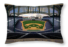 Load image into Gallery viewer, Yankee Stadium 1964 - Throw Pillow