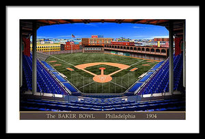 The Baker Bowl 1904 - Framed Print