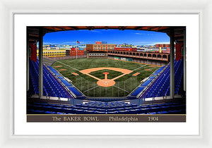 The Baker Bowl 1904 - Framed Print