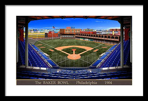 The Baker Bowl 1904 - Framed Print