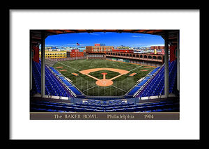 The Baker Bowl 1904 - Framed Print