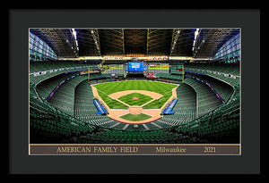 American Family Field 2021 - Framed Print