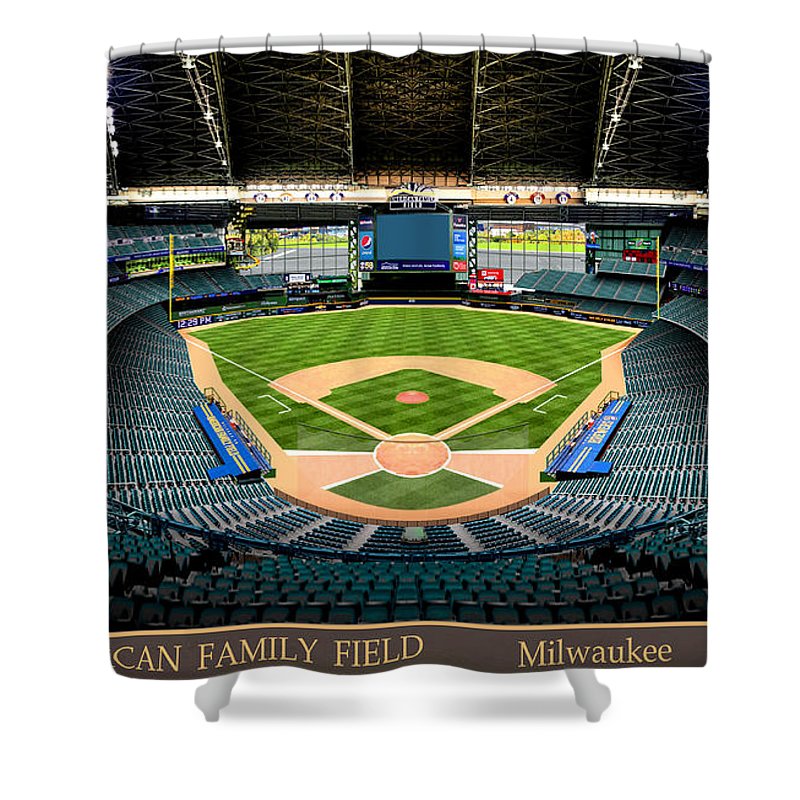 American Family Field 2021 - Shower Curtain