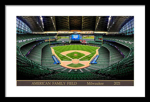 American Family Field 2021 - Framed Print