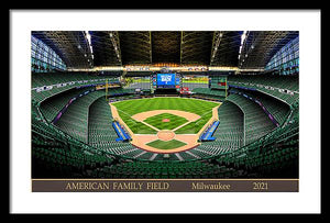 American Family Field 2021 - Framed Print