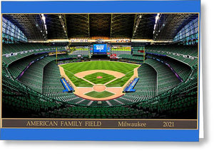 American Family Field 2021 - Greeting Card