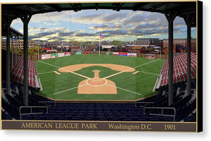 American League Park  1901 - Canvas Print