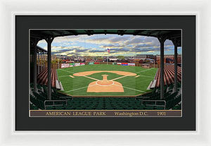 American League Park  1901 - Framed Print