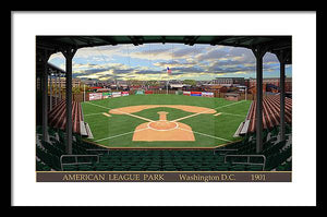 American League Park  1901 - Framed Print