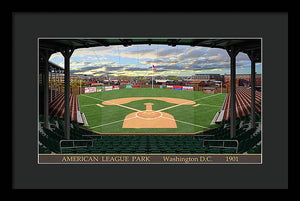 American League Park  1901 - Framed Print