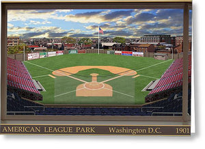 American League Park  1901 - Greeting Card