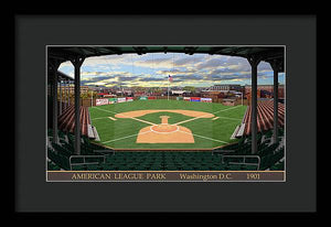 American League Park  1901 - Framed Print