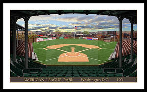 American League Park  1901 - Framed Print