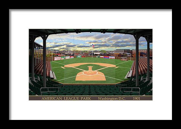 American League Park  1901 - Framed Print