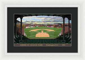 American League Park  1901 - Framed Print