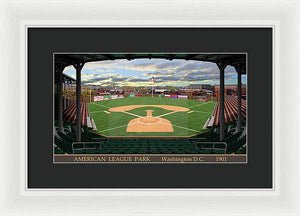 American League Park  1901 - Framed Print