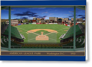 American League Park 1909 - Greeting Card