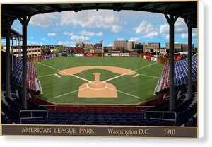 American League Park 1910 - Canvas Print