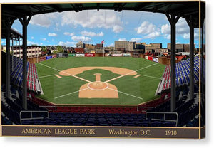 American League Park 1910 - Canvas Print