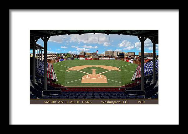 American League Park 1910 - Framed Print