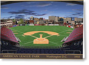 American League Park 1910 - Greeting Card