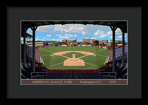 American League Park 1910 - Framed Print