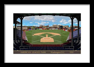 American League Park 1910 - Framed Print