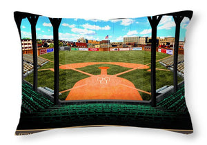 American League Park 1910 - Throw Pillow