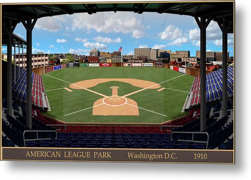 American League Park 1910 - Metal Print