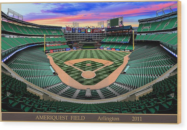 Ameriquest Field 2011 - Wood Print