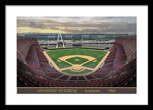 Load image into Gallery viewer, Anaheim Stadium 1966 - Framed Print
