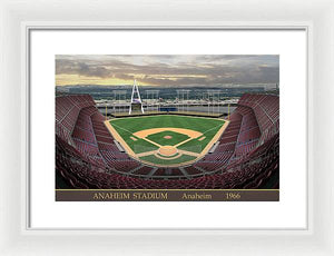 Anaheim Stadium 1966 - Framed Print