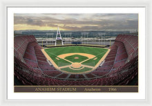 Load image into Gallery viewer, Anaheim Stadium 1966 - Framed Print
