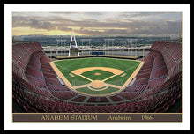 Load image into Gallery viewer, Anaheim Stadium 1966 - Framed Print
