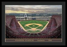 Load image into Gallery viewer, Anaheim Stadium 1966 - Framed Print
