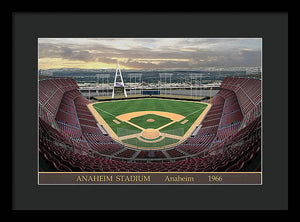 Anaheim Stadium 1966 - Framed Print