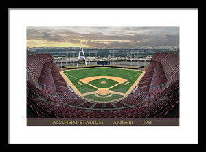 Anaheim Stadium 1966 - Framed Print