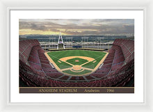 Load image into Gallery viewer, Anaheim Stadium 1966 - Framed Print
