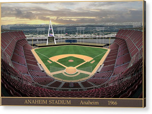 Anaheim Stadium 1966 - Acrylic Print