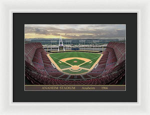 Anaheim Stadium 1966 - Framed Print